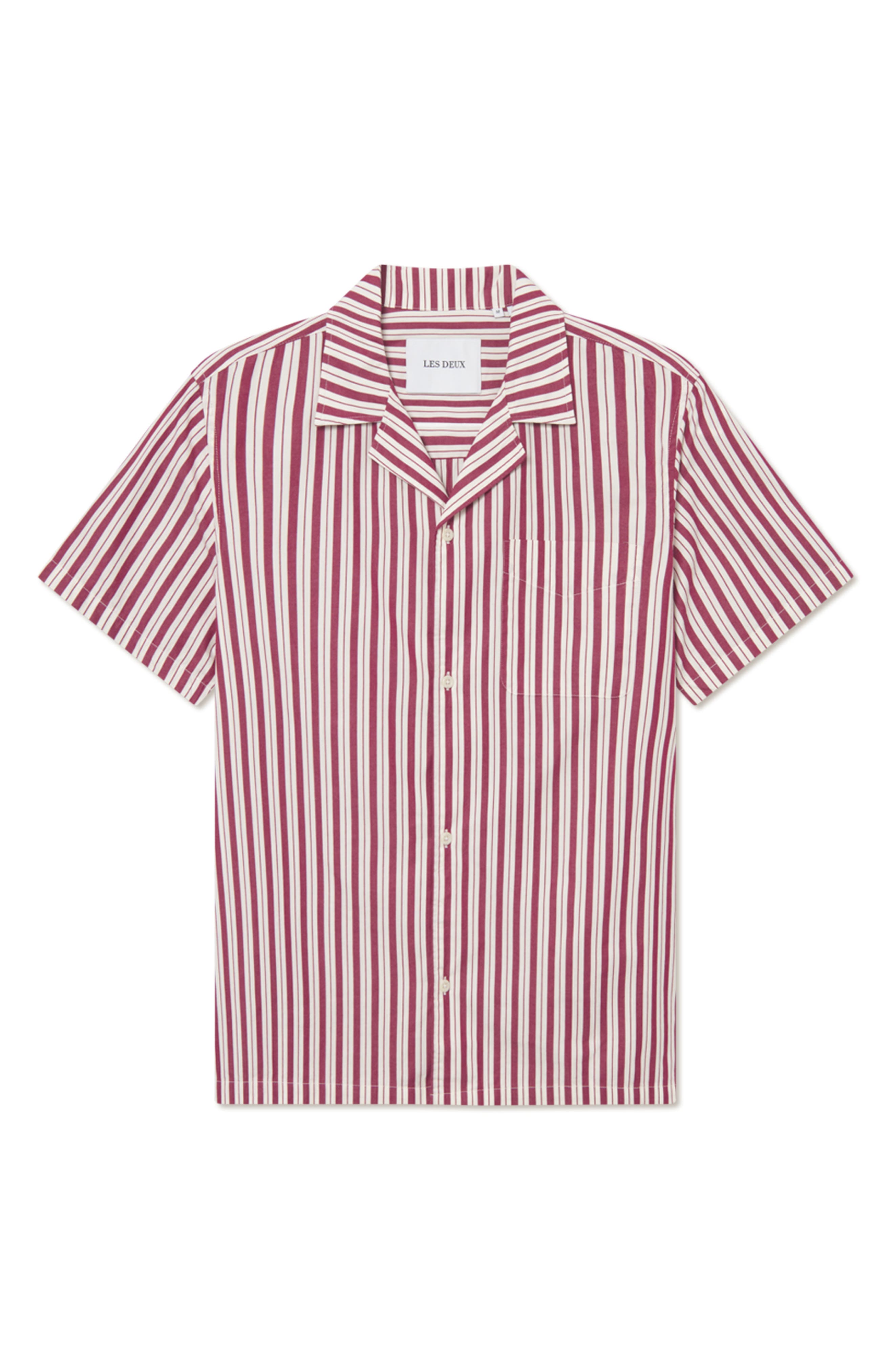 Klark Stripe Poplin Camp Shirt