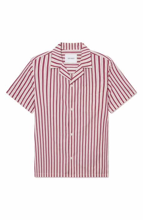 Klark Stripe Poplin Camp Shirt