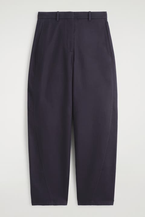 Barrel-Leg Cotton Chinos
