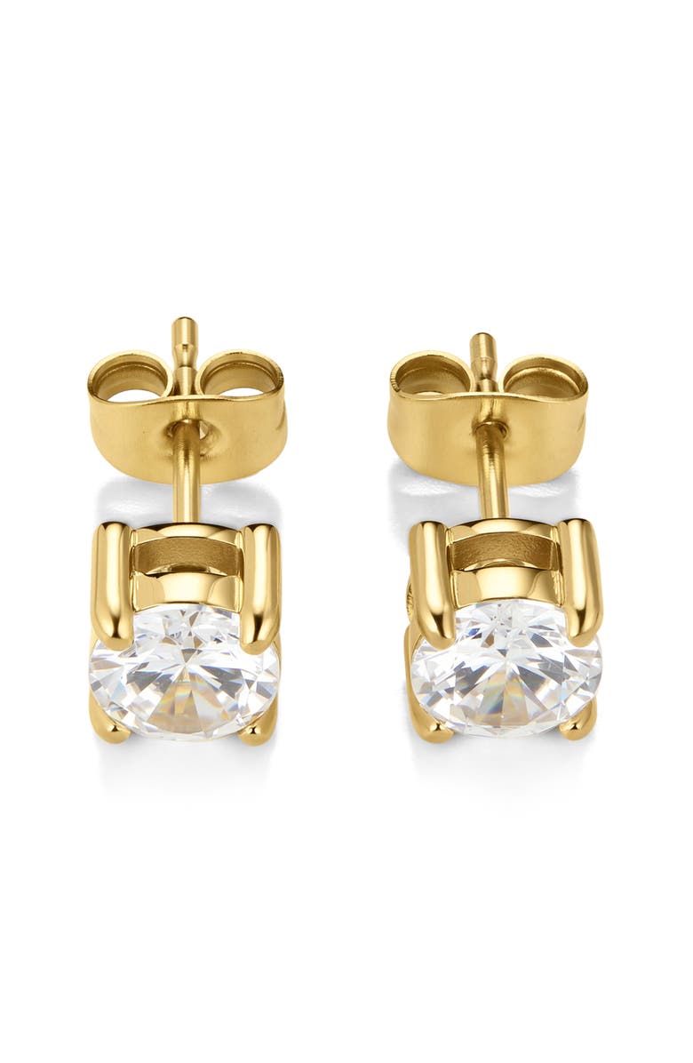 D.LOUISE Classic Cubic Zirconia Tennis Stud Earrings, Alternate, color,