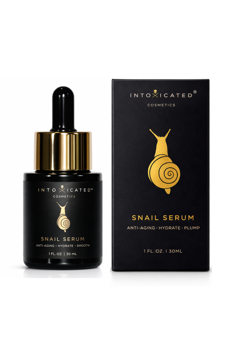 Intoxicated Cosmetics Snail Serum | 1 fl.oz./30ml | Hydrating & Anti-Aging Skincare Treatment with Vegan Snail Venom Peptide & Vegan Snail Mucin, Alternate, color, NO COLOR