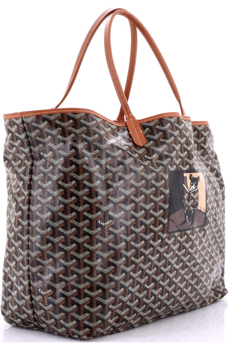 Pre-Owned Goyard Saint Louis Tote Printed Coated Canvas GM, Alternate, color, Print