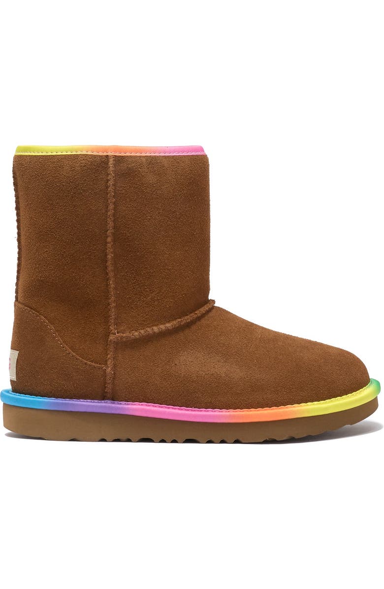 UGG<sup>®</sup> Kids' Rainbow Genuine Shearling Lined Boot, Alternate, color,