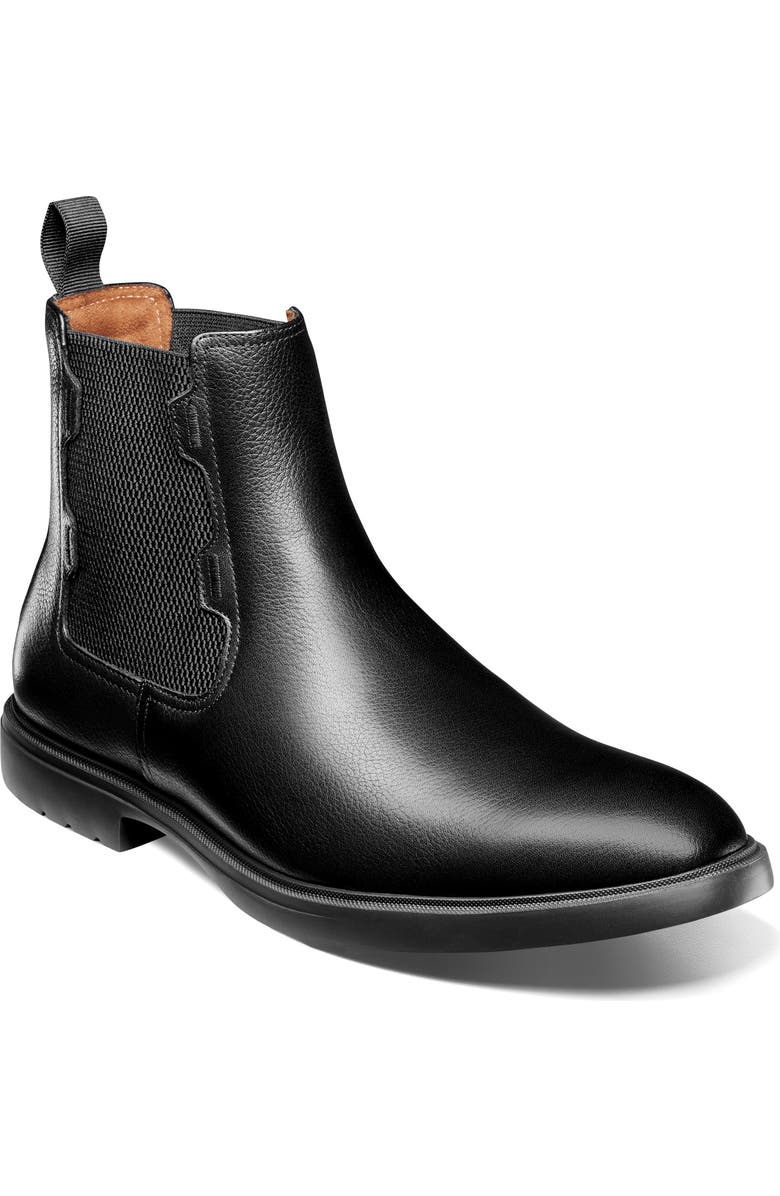 Stacy Adams Townsend Chelsea Boot, Main, color, Black Tumble