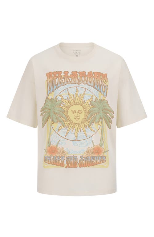 Billabong Kids' Journey Oversize Graphic T-shirt In White
