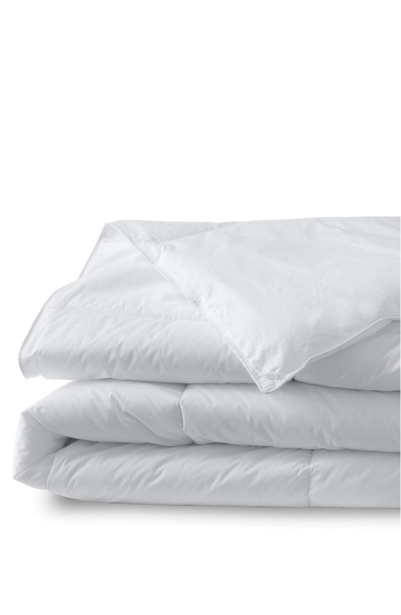 Lands' End Pureloft Synthetic Down Comforter, Main, color, White