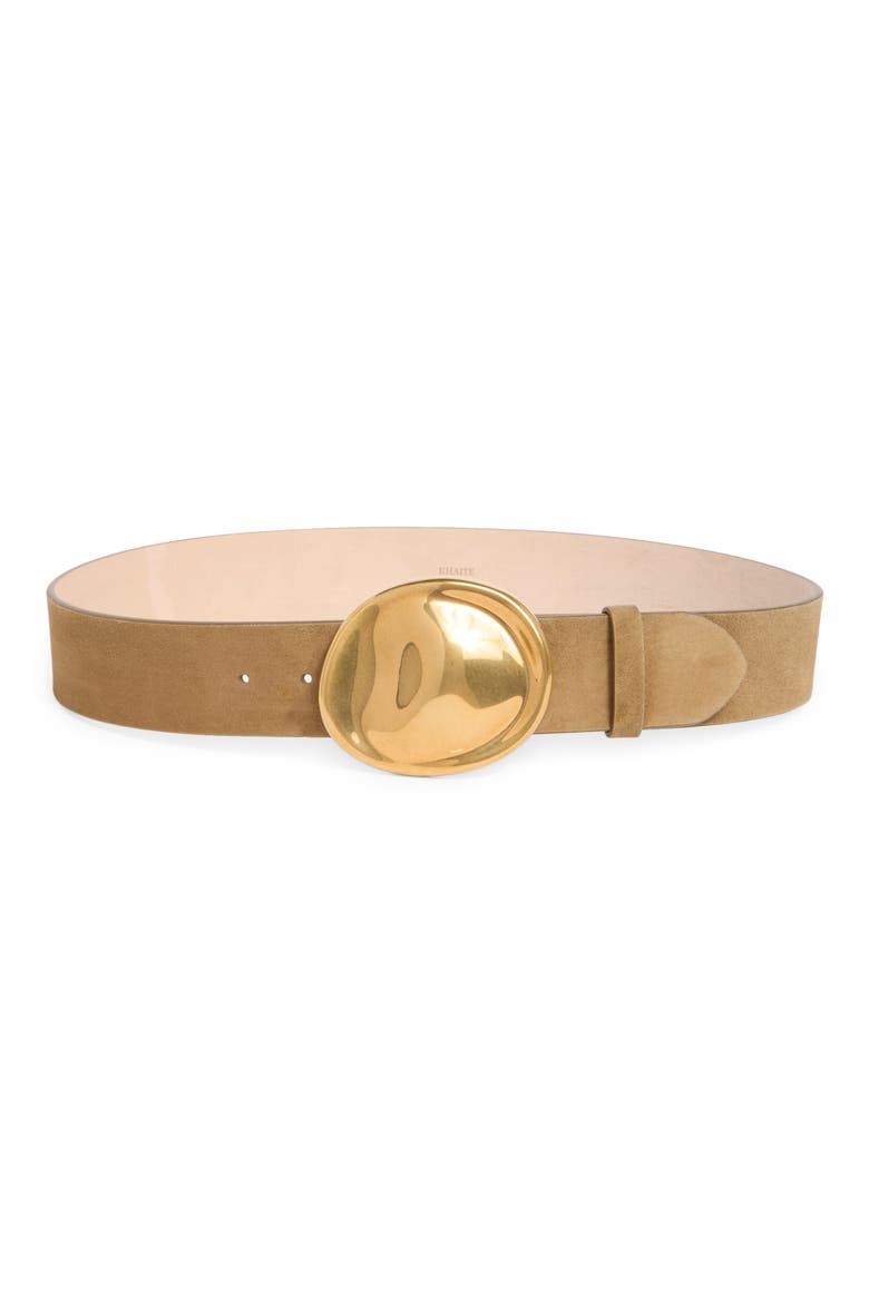 Keefe Suede Belt, Main, color, 737 MUD