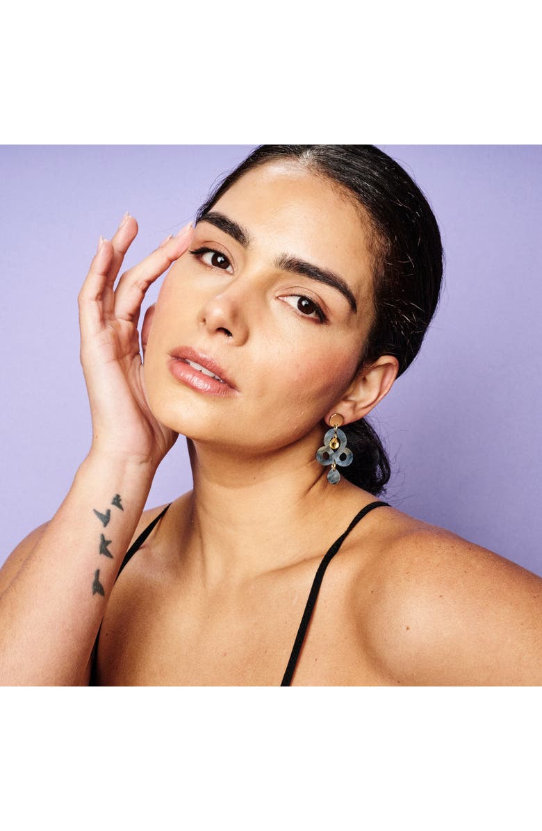 Toolally Mini Batik Earrings - Black Swirl, Alternate, color, Black Swirl