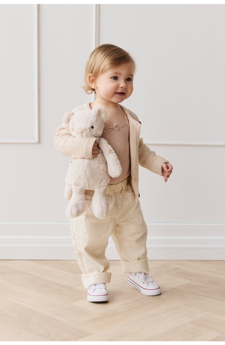 Snuggle Bunnies Stuffed Animal Georgie With Bow, Alternate, color, 