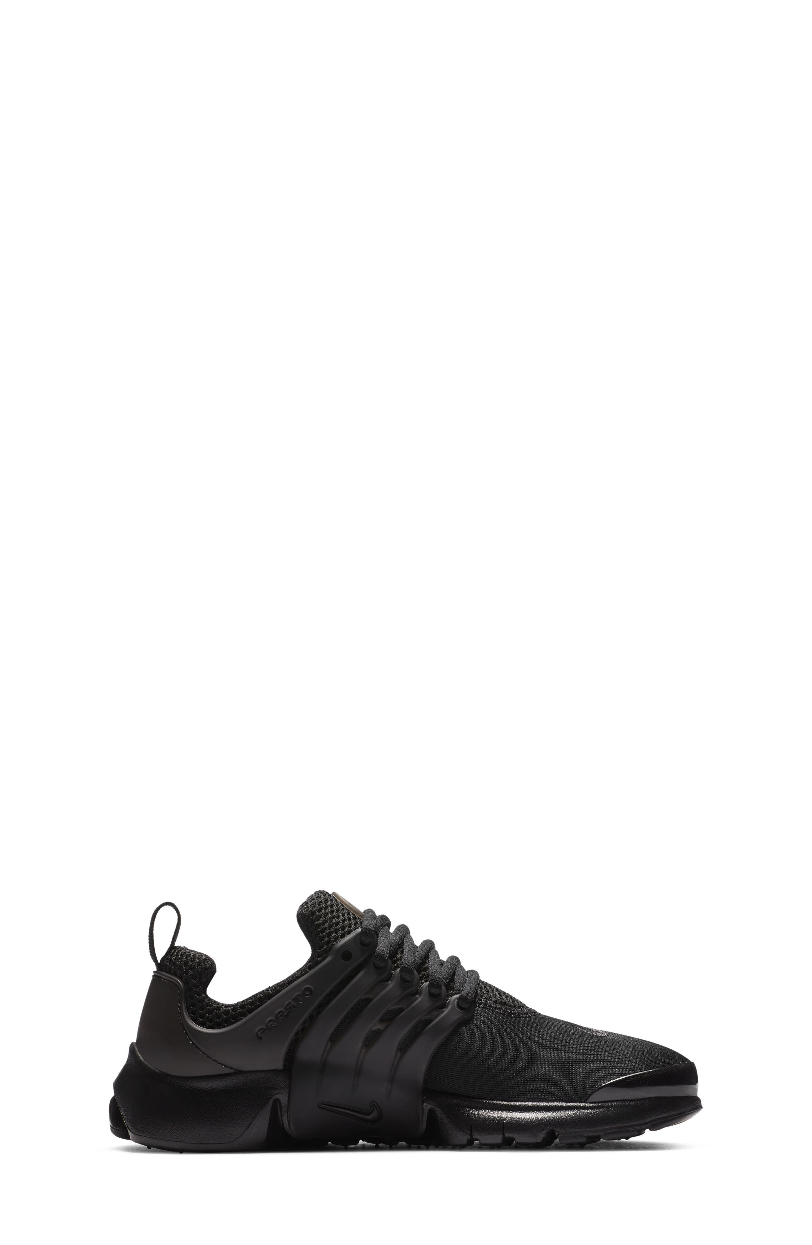 Air Presto Sneaker, Alternate, color, BLACK/ BLACK