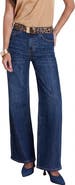 The Noli Shop Celeste Slim Palazzo Jeans