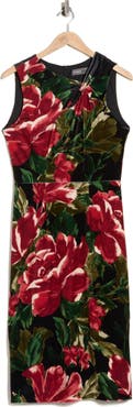 Julia Jordan Asymmetrical Neck Sheath Dress