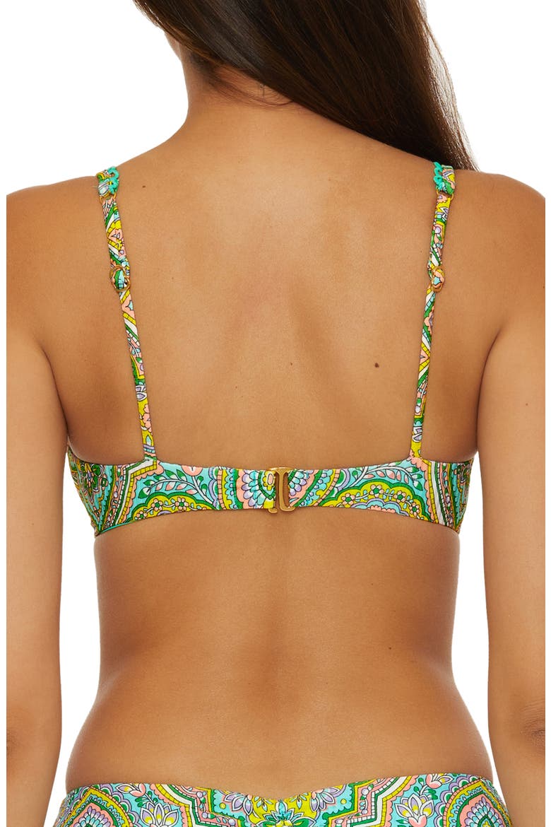 Martinique Underwire Bikini Top, Alternate, color, GREEN MULTI