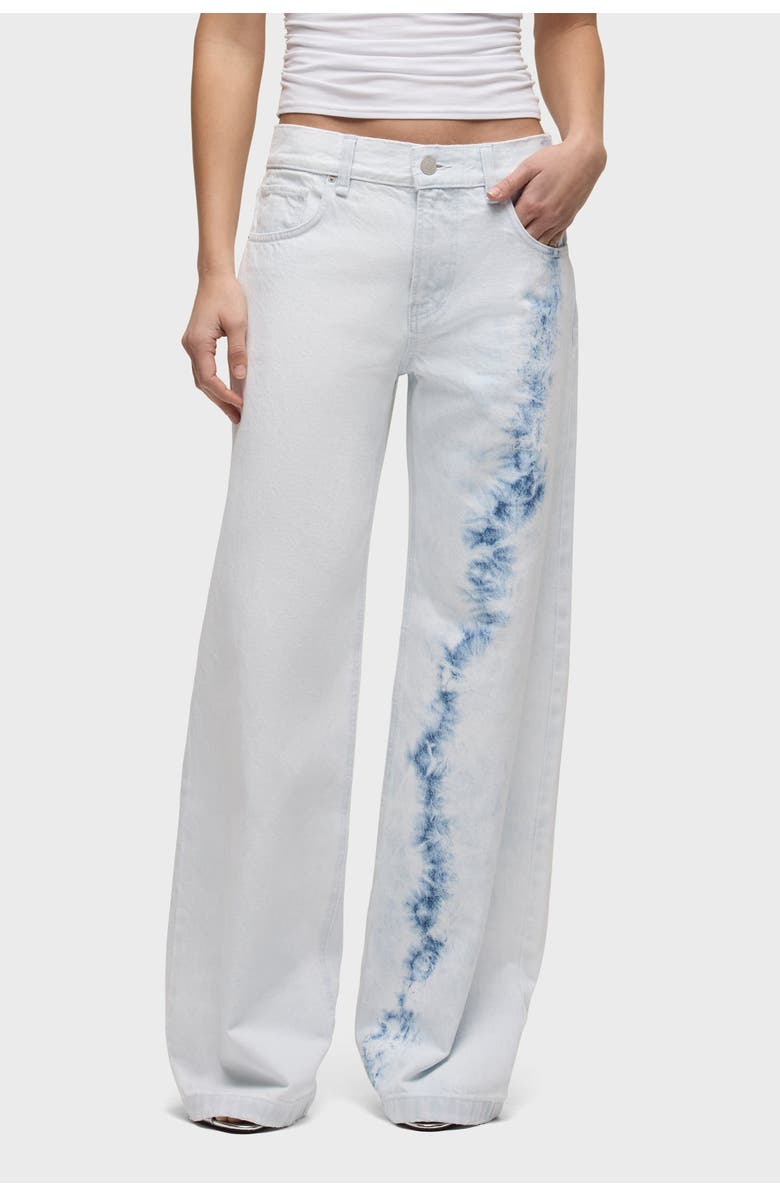 Hudson Jeans rylee low-rise loose pant, Main, color, Bleached Cloud
