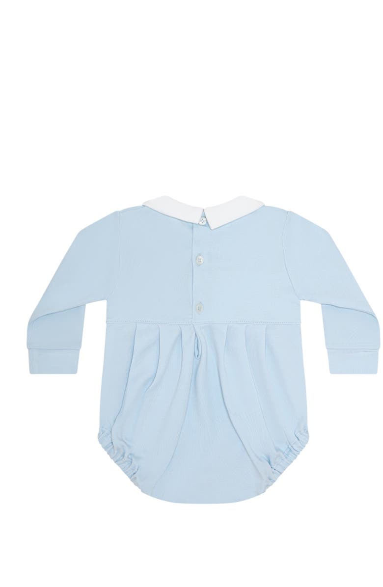 Nellapima Blue Puppy Love Embroidery Bubble LS - Baby, Alternate, color, Blue