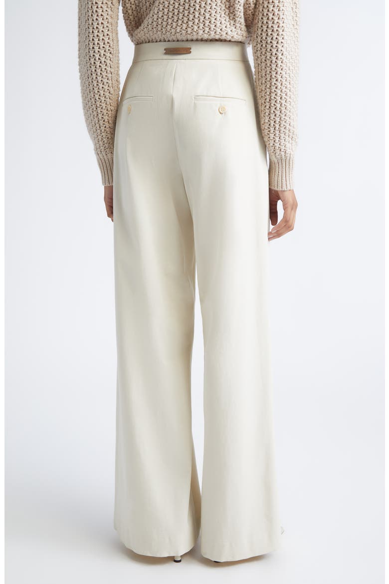 Dentice Stretch Cotton Twill Pants, Alternate, color, IVORY