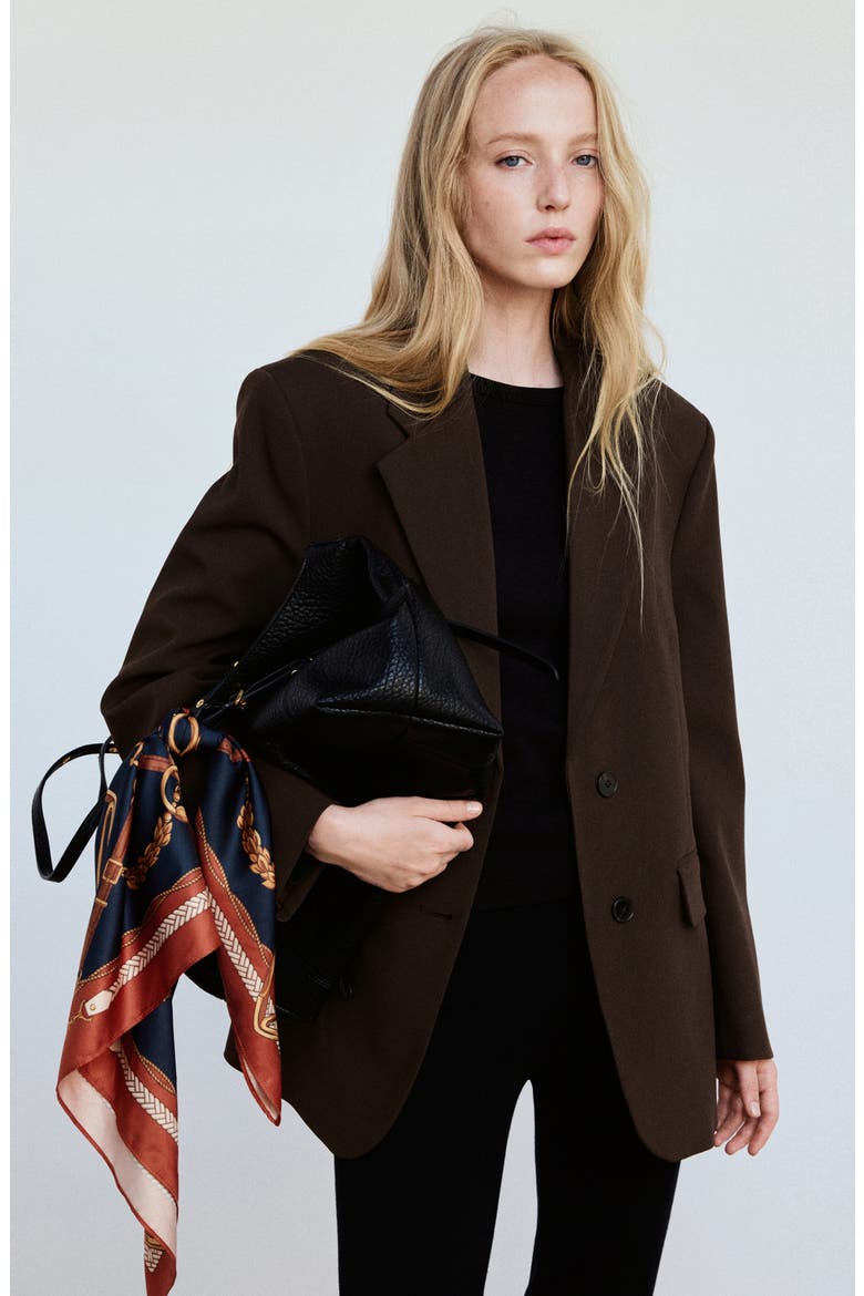 Gaby Blazer, Alternate, color, BROWN
