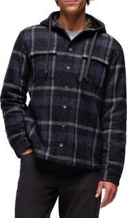 prAna Asgard Hooded Flannel Shirt Jacket
