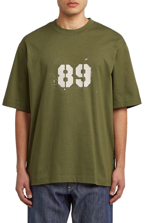 Sprayed 89 Boxy Organic Cotton Graphic T-Shirt