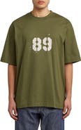 G-STAR Sprayed 89 Boxy Organic Cotton Graphic T-Shirt
