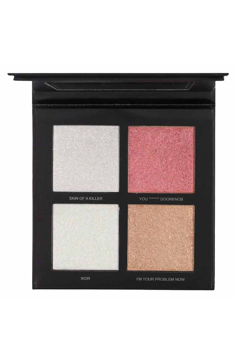 Blend Bunny Cosmetics Little Miss She Never Misses Simply Put Highlighter Quad 1.12oz, Main, color, NO COLOR