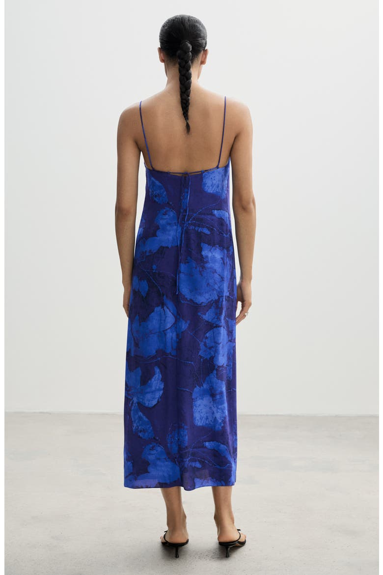 Tie Dye Print Dress, Alternate, color, BLUE