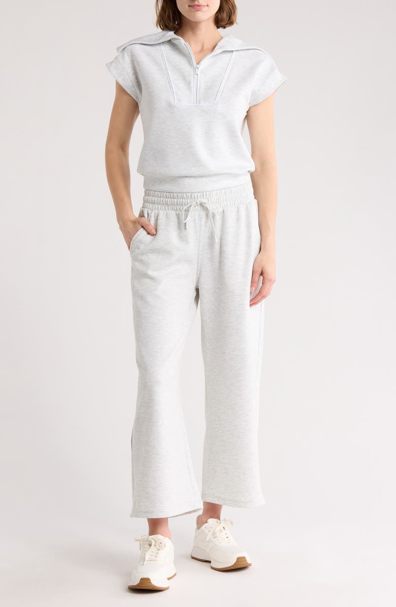 YOGALICIOUS Monaco Scuba Knit Sweatshirt & Pants Set, Main, color,