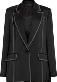 AllSaints Theah Topstitch Blazer