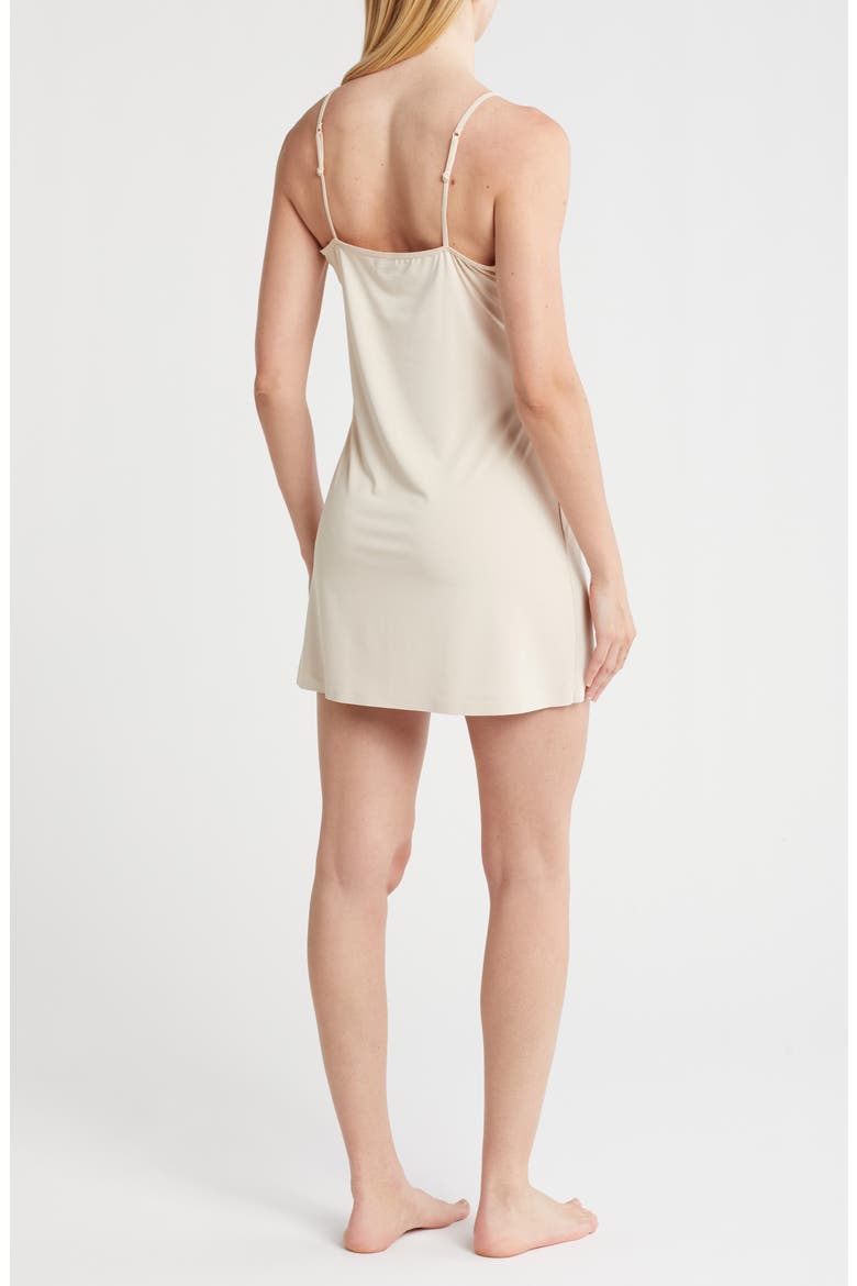 Bonded Seam Full Slip, Alternate, color, BEIGE SMOKE