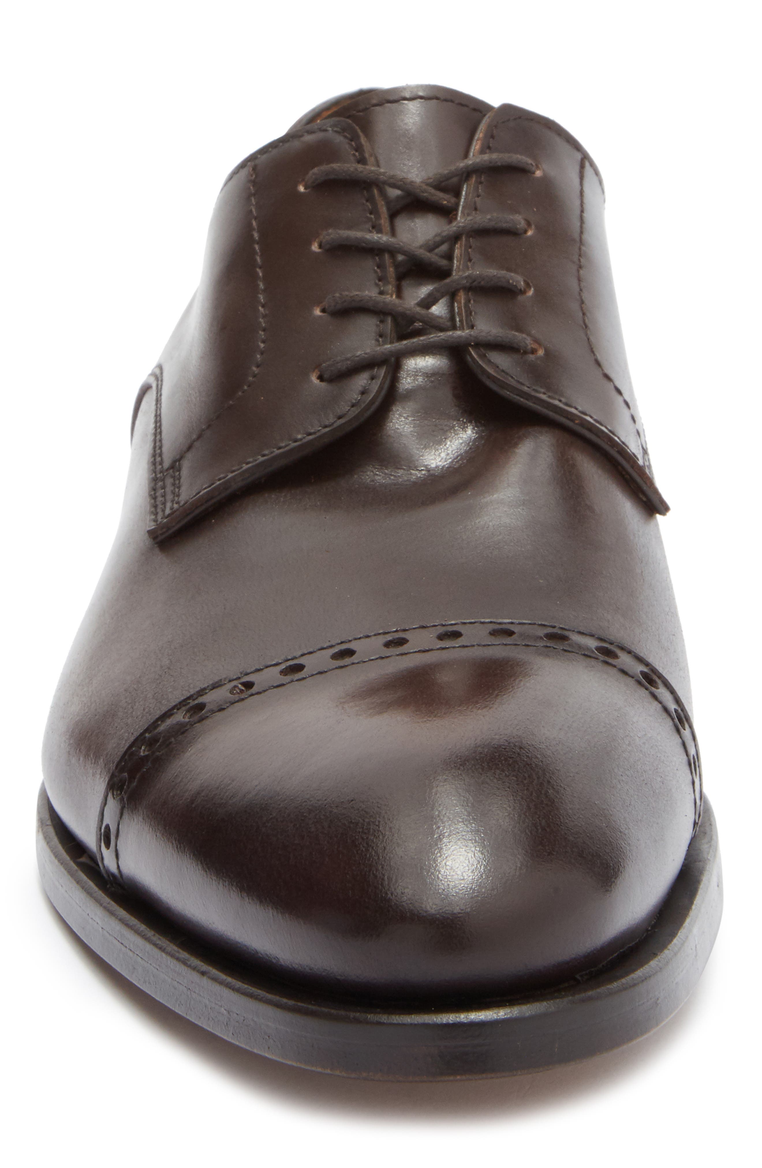 ANTONIO MAURIZI Cap Toe Derby, Alternate, color, Caffe