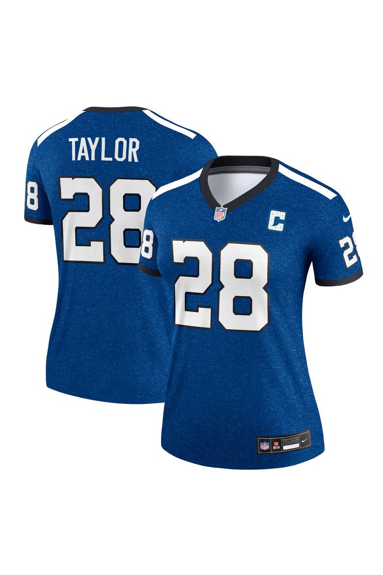 Women's Nike Jonathan Taylor  Royal Indianapolis Colts Alternate Legend Player Performance Top, Main, color, Royal