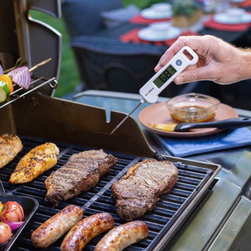 Maverick Folding Probe Digital Thermometer In White