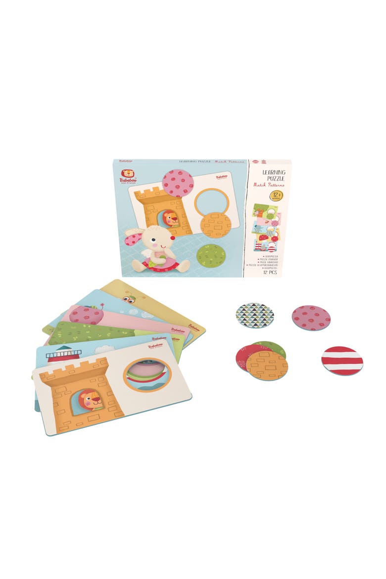 Match Pairs & Patterns Learning Puzzle Set, Alternate, color, Multi