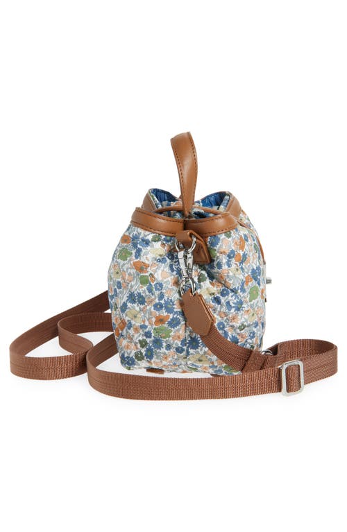 Mz Wallace Mini Astor Floral Diamond Quilted Top Handle Bag