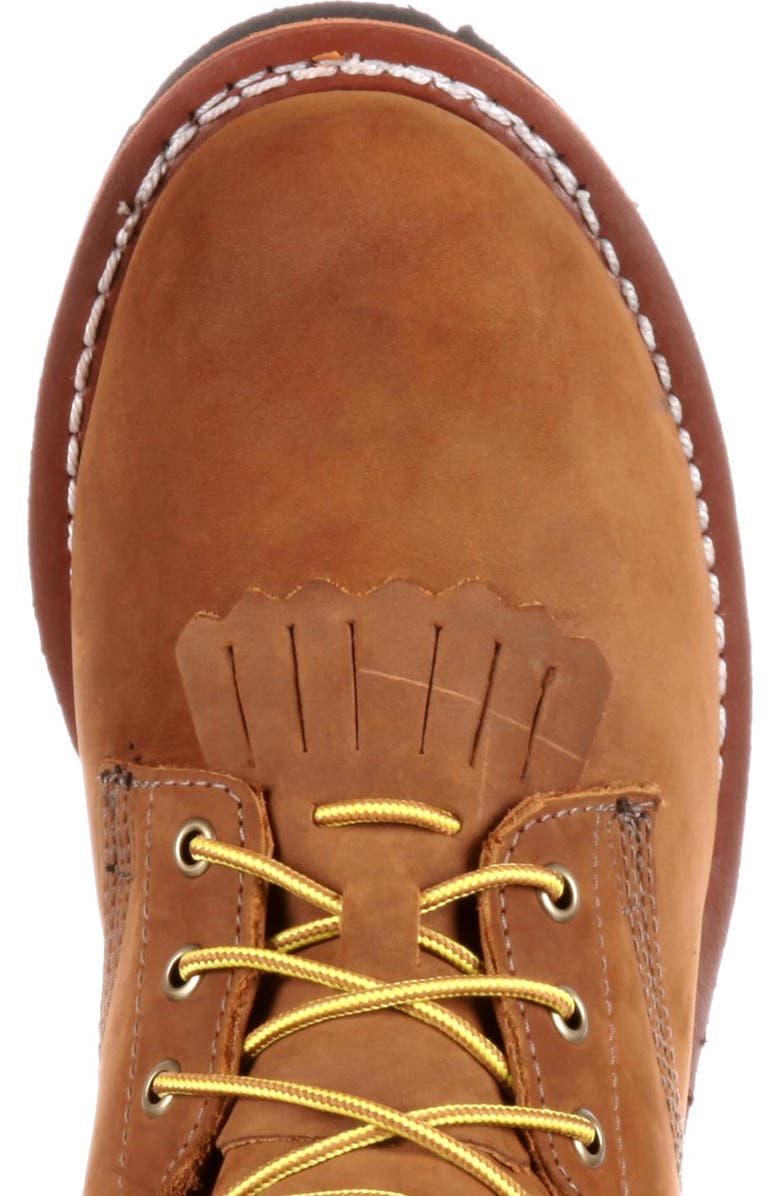 Georgia Boot Steel Toe Goretex Waterproof 400G Insulated Logger Boot, Alternate, color, Worn Saddle