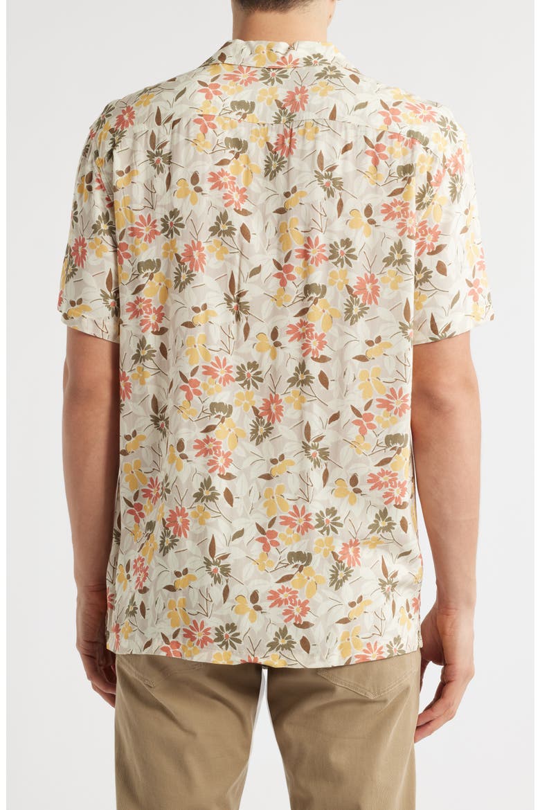 Kona Floral Camp Shirt, Alternate, color, OAKWOOD LAKES FLORAL