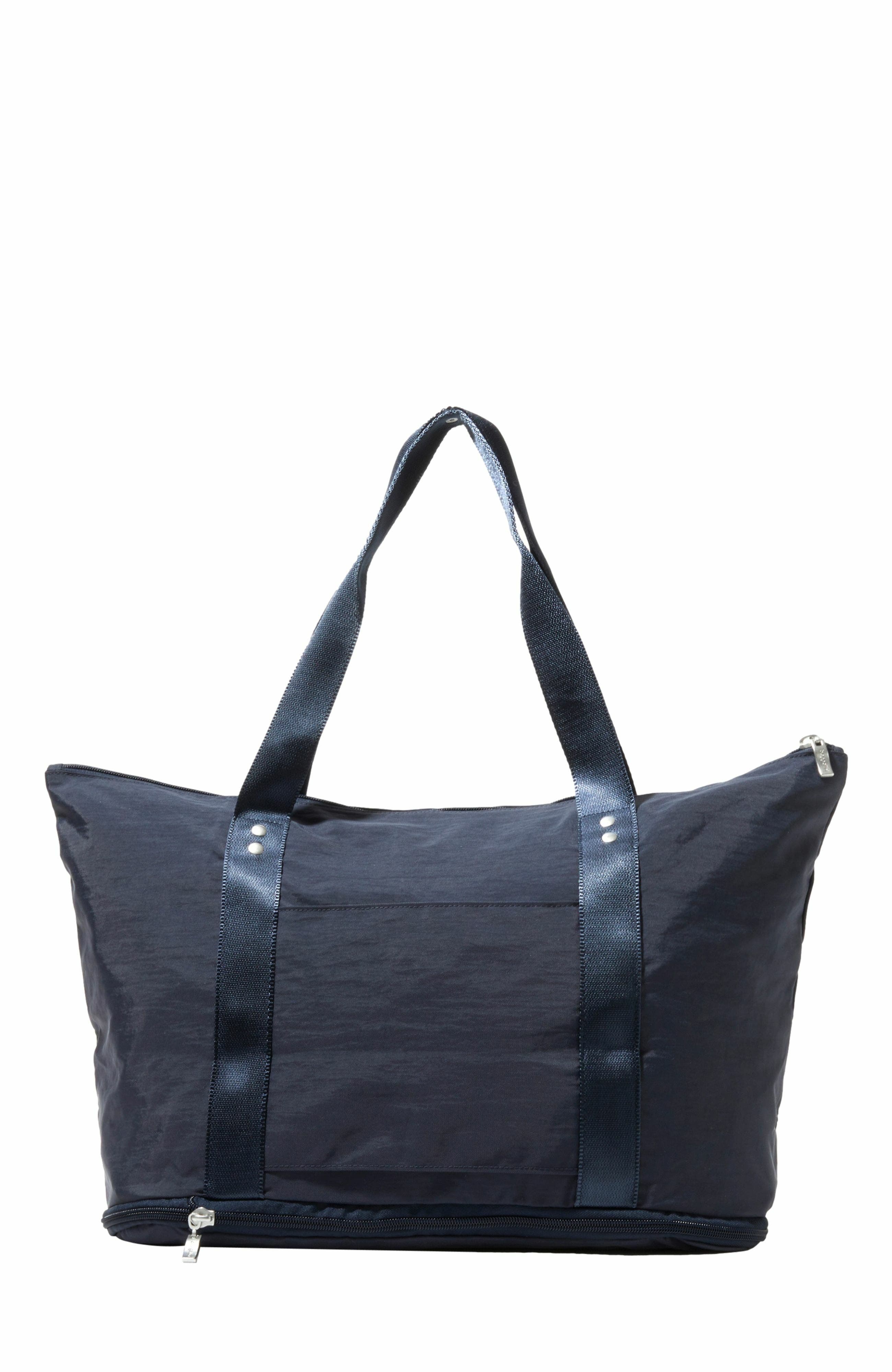 Carryall Expandable Packable Weekender Tote Bag, Alternate, color, French Navy
