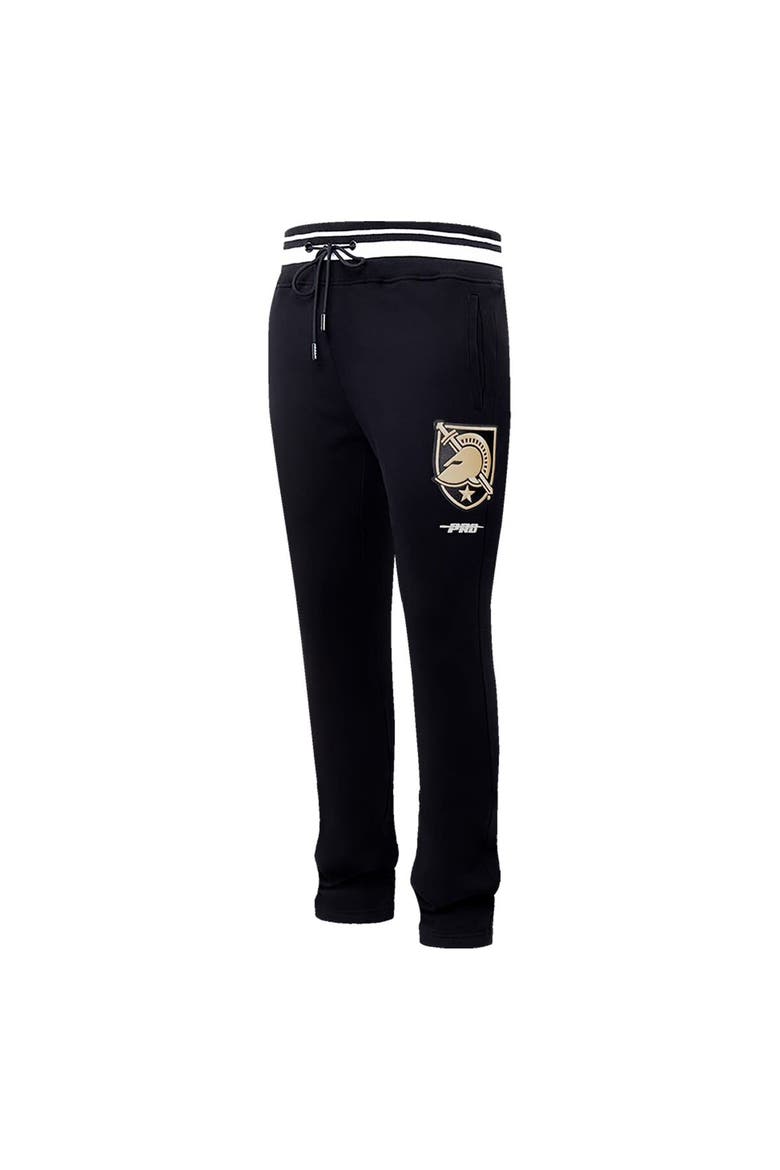 Men's Pro Standard Black Army Black Knights Script Tail Fleece Sweatpants, Alternate, color, Black