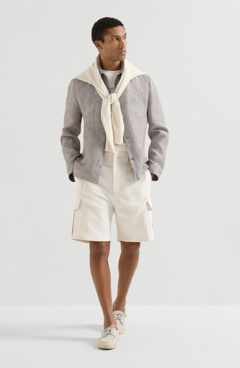 Brunello Cucinelli T-shirt with print, Alternate, color, White