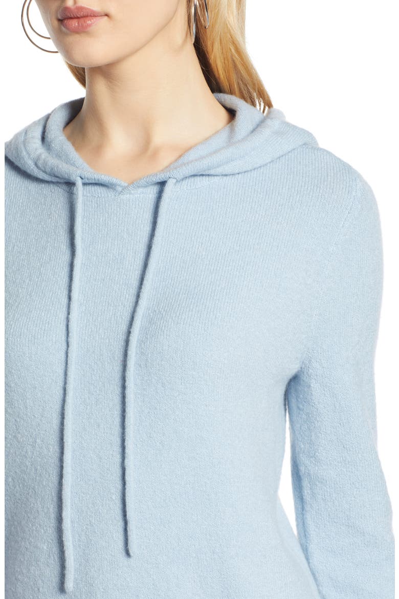 Hoodie Sweater, Alternate, color, BLUE FOG