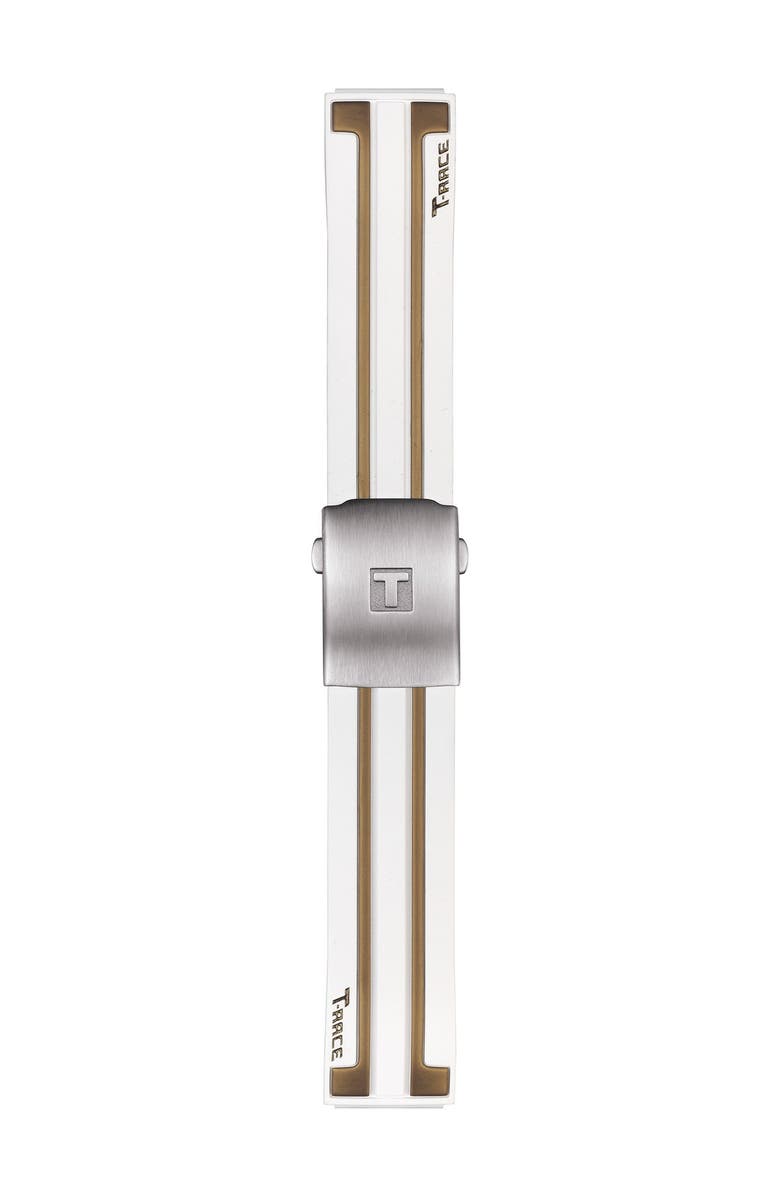 Tissot Women's T-Race Silicone Strap Watch, 38mm, Alternate, color, 