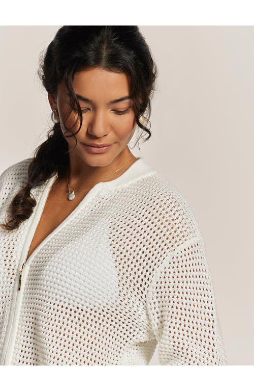 Tori Richard Clubhouse Knits Umi Cardigan In White