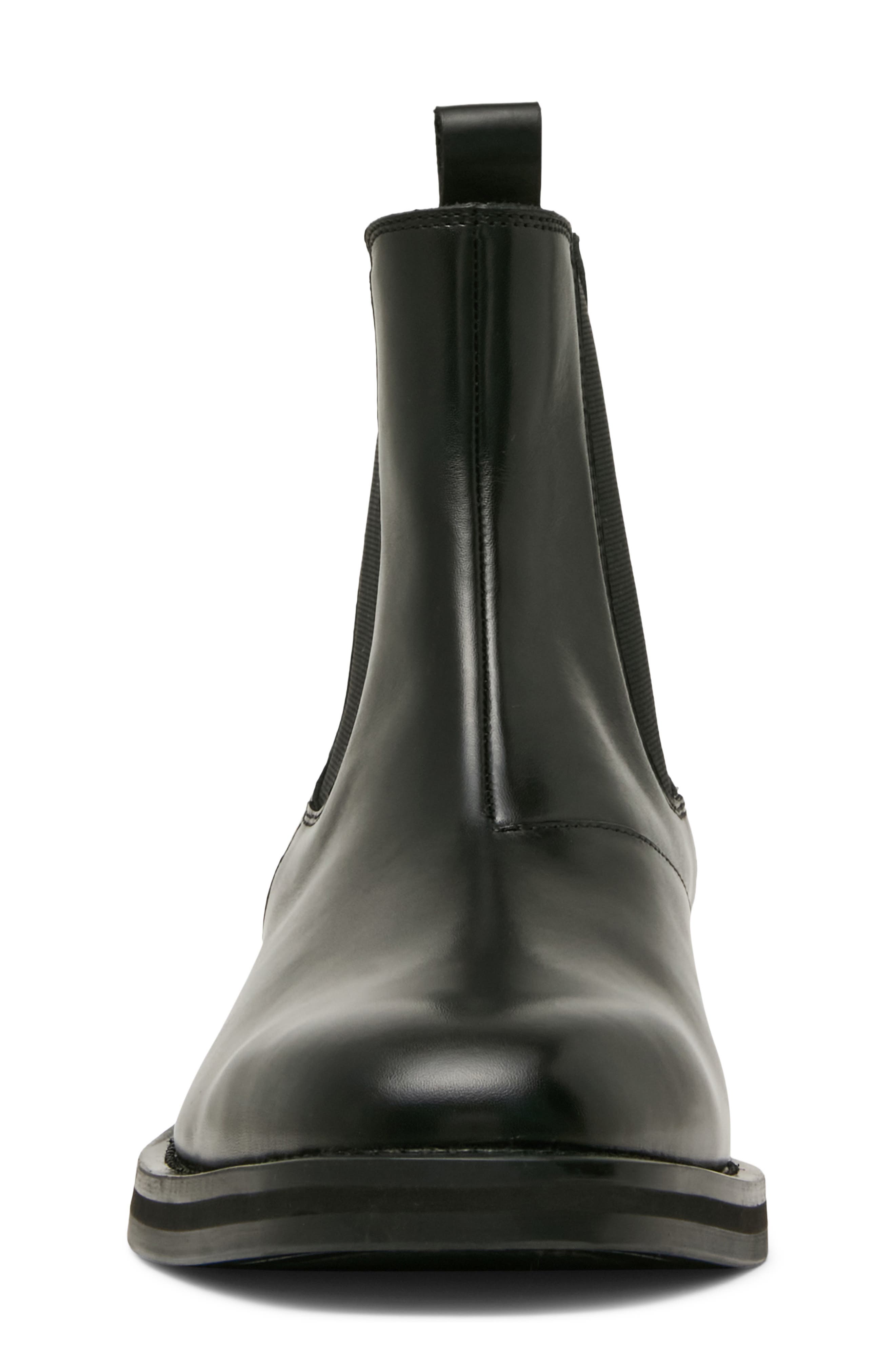 Devera Leather Chelsea Boot, Alternate, color, BLACK LEATHER