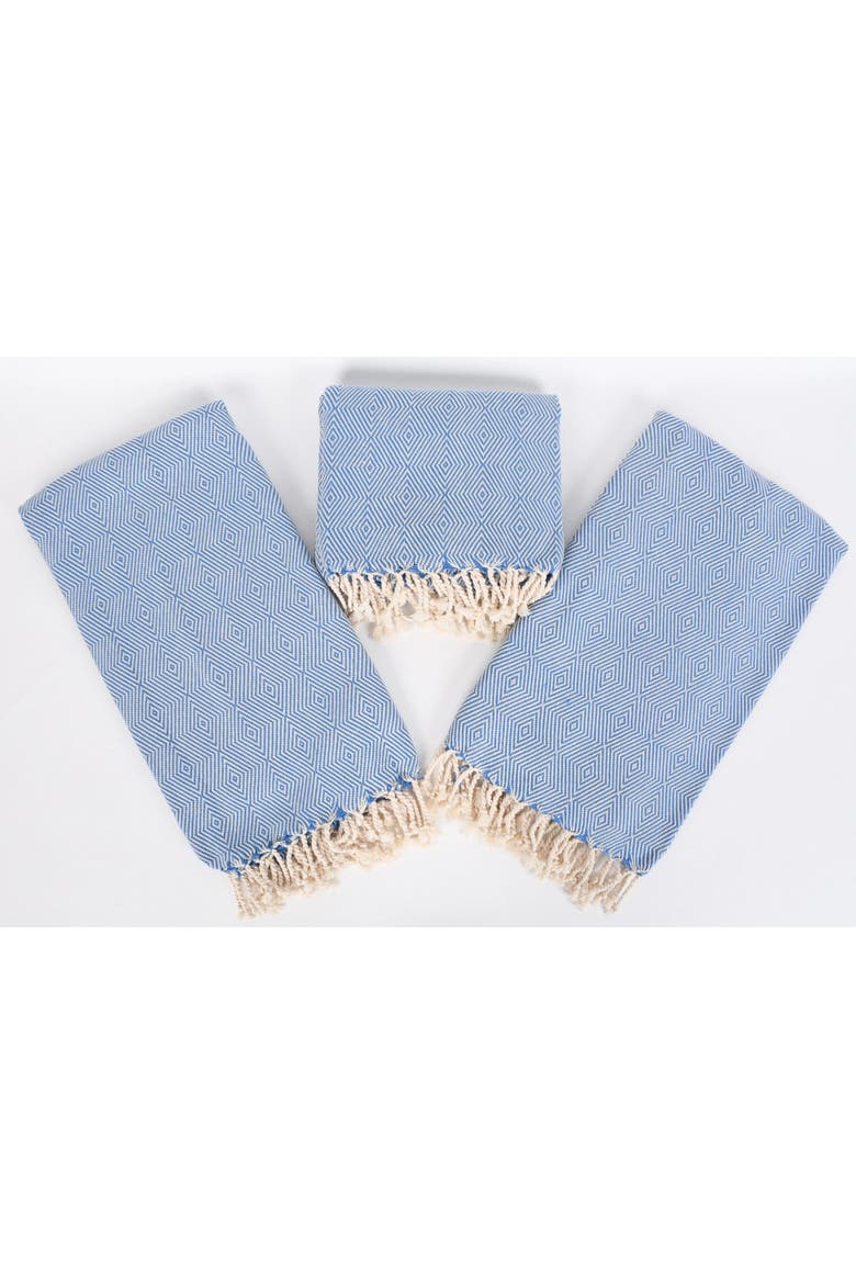 Kaputas Throw Blanket/Towel, Alternate, color, Blue