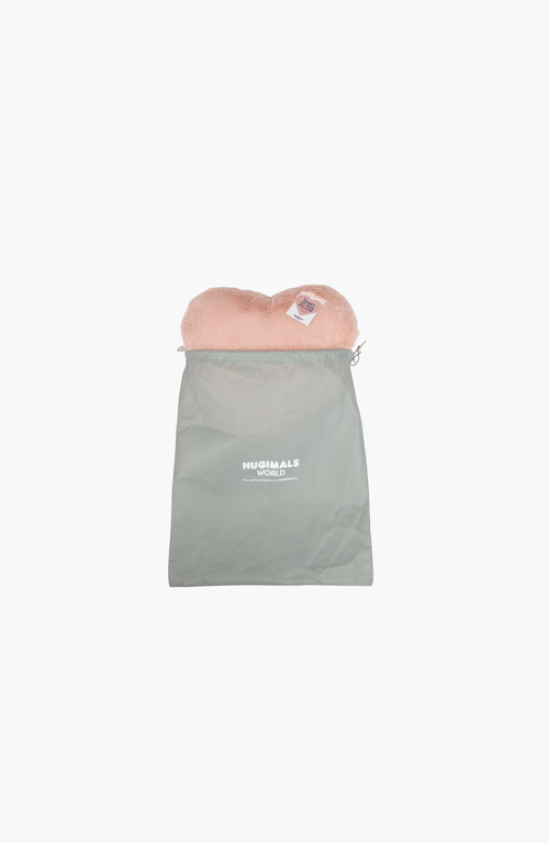 Hugimals World Super Sized Heart To Hug Pillow With Pocket In Pink