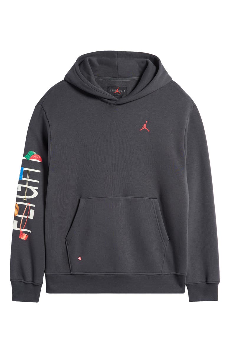 Jordan x Darien Birks Artist Series Hoodie, Alternate, color, Dark Smoke Grey