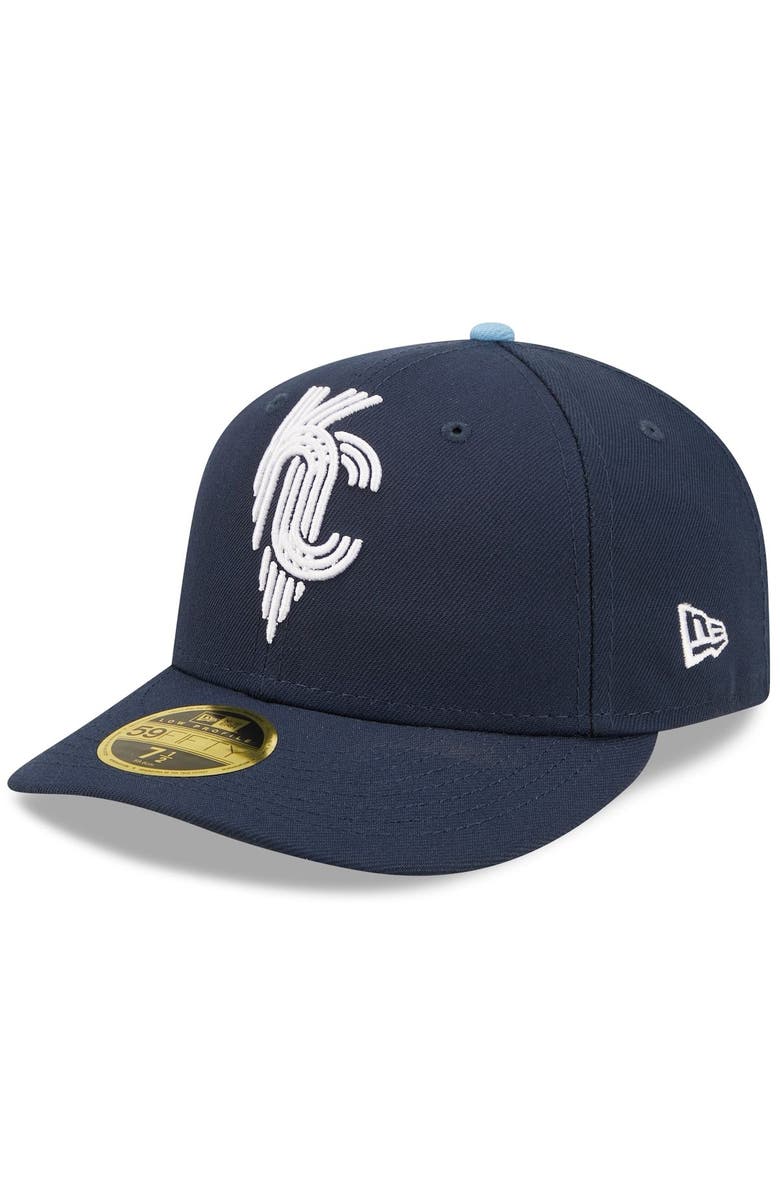 New Era Men's New Era Navy Kansas City Royals 2022 City Connect Low Profile 59FIFTY Fitted Hat, Main, color, Navy