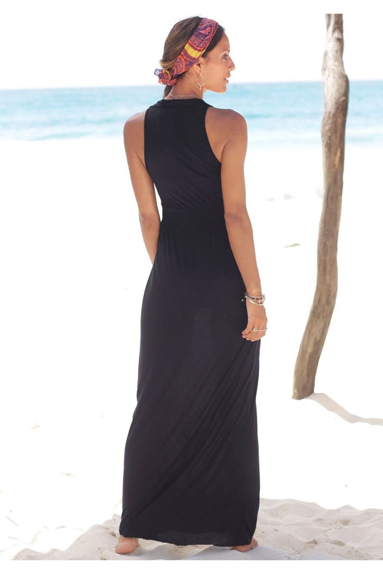 Sleeveless Maxi Dress, Alternate, color, Black