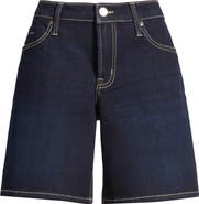 CITY BLUES Dover Relaxed Mid Thigh Denim Shorts