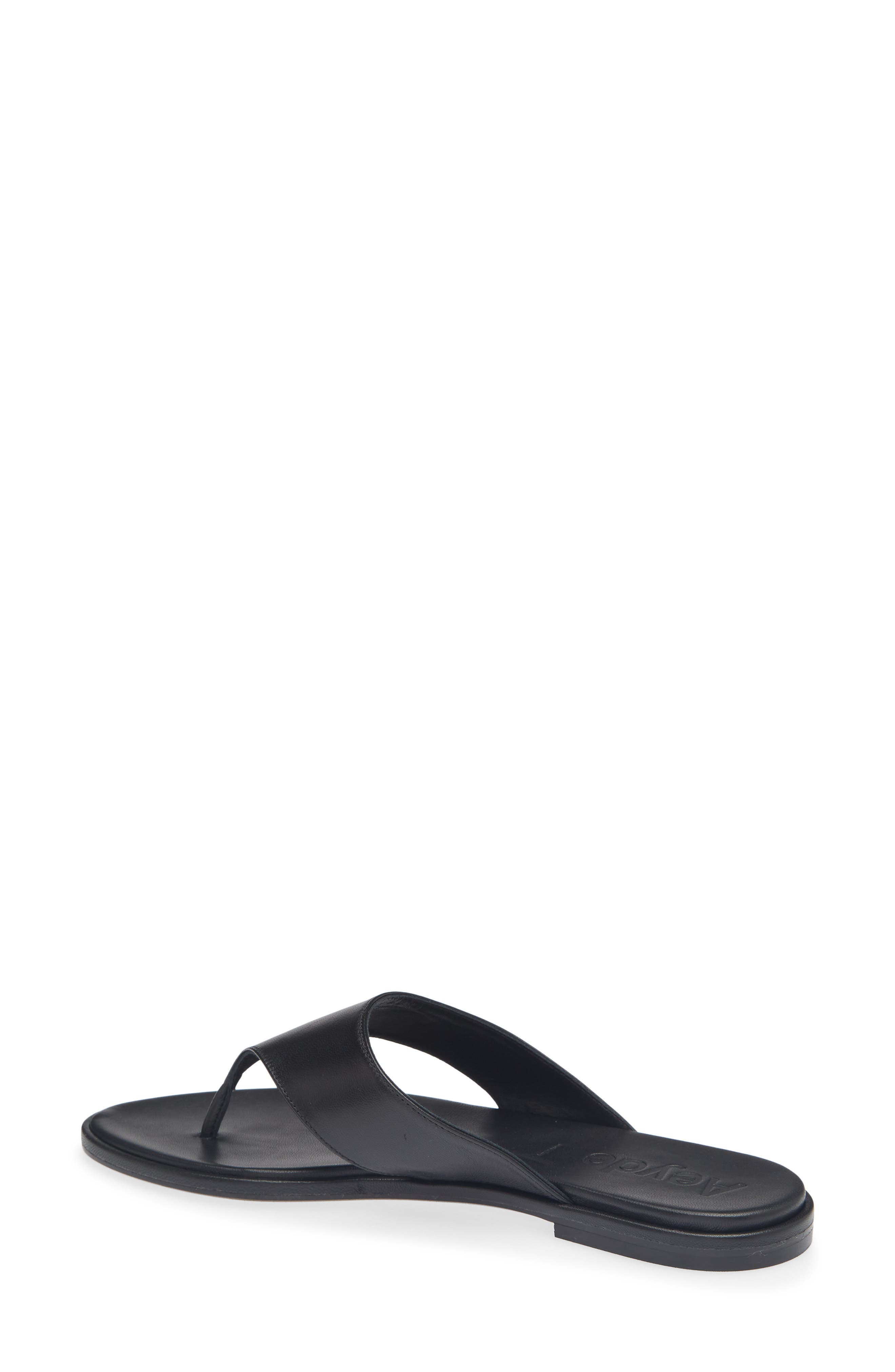 aeyde Amaya Flip Flop, Alternate, color, Black